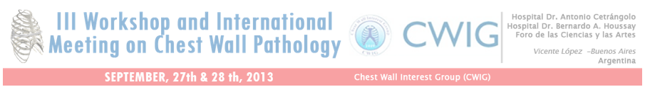 III Workshop and International Meeting on Chest Wall Pathology 